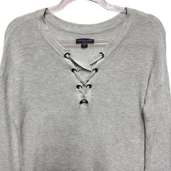 AE Woven Waffle Knit Tunic Sweater Jumper Top - Picture 2 of 7